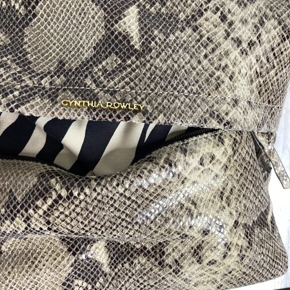 Cynthia Rowley Womens Brown Tan Shoulder Bag OS - Picture 8 of 8